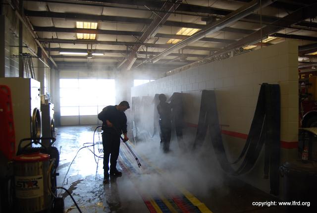 Lt. Creagh & Sgt. Harris taking care of the dirty work. 
